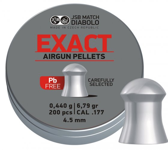 Diabolo JSB Exact Lead Free 4,5mm 200st