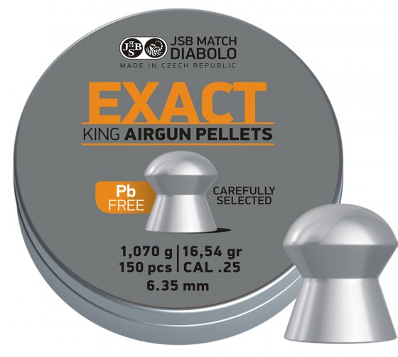 Diabolo JSB Exact King Lead Free 6,35mm 150st