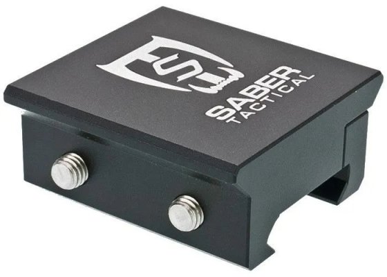 Adapter Saber Tactical Picatinny naar Arca Swiss short