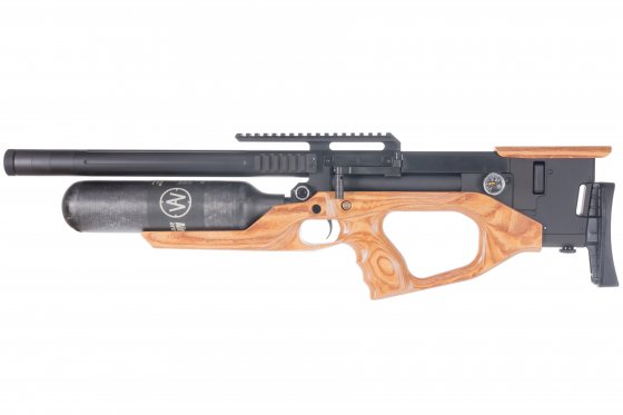 Luchtgeweer AirMaks Krait WL 6,35mm Light Brown Lamino