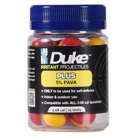 Projectielen Duke Plus Irritant Projectile .68 25 stuks