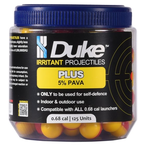 Projectielen Duke Plus Irritant Projectile .68 125 stuks
