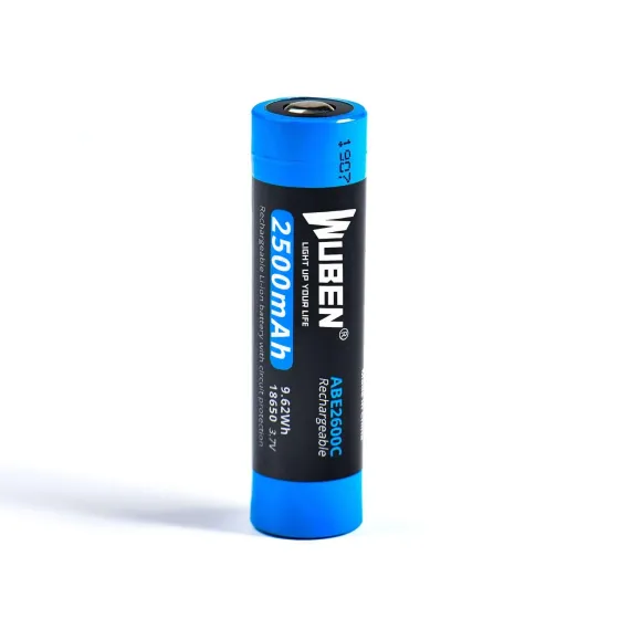 Batterij Wuben 18650 ABE2600C 2500mAh