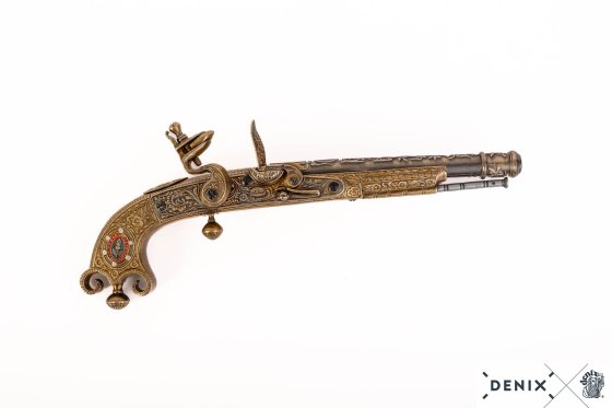 Replica vuursteenpistool, Schotland 1760