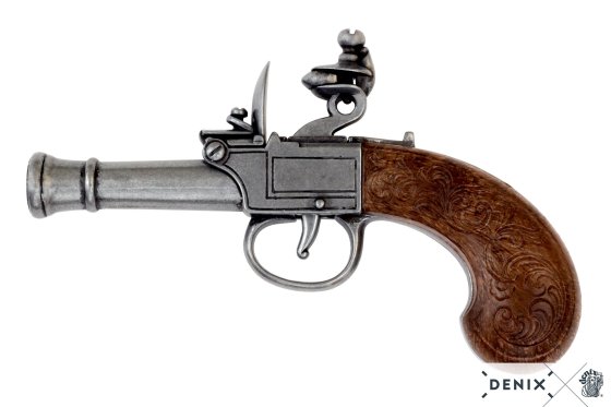 Replica zakpistool Bunney, Engeland 18e eeuw