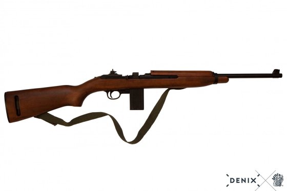 Replica M1 Carbine met draagriem, USA 1941
