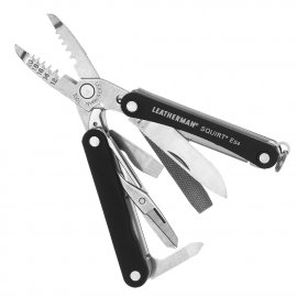 Multitool Leatherman Squirt ES4 zwart