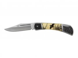 Mes Joker vouwmes motief vogel 8 cm