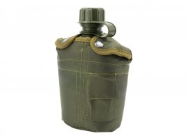 Feldfles in hoes MFH groen
