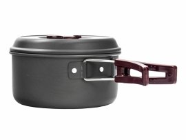 Set toeristisch kookgerei van geanodiseerd aluminium MFH voor 5 personen