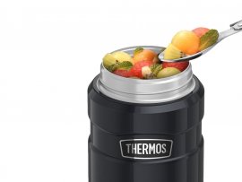 Voedselthermos met lepel Thermos King 0,47 l grafiet