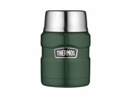 Thermos voedselthermosfles met lepel Thermos King 0,47 l groen