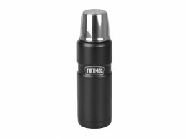 Thermos King thermosfles 0,47 l zwart