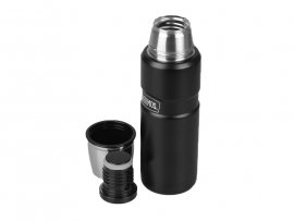 Thermos King thermosfles 0,47 l zwart