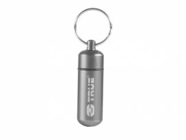 Hanger met opslag True Utility CashStash TU241 zilver