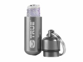 Hanger met opslag True Utility CashStash TU241 zilver
