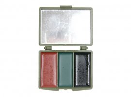Maskeringsverf MFH 3 - kleuren met spiegeltje
