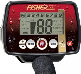 Metaaldetector Fisher F22 9''