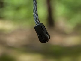 Ophangset voor hangmat Lesovik Smuk zwart