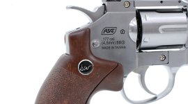 Luchtrevolver ASG Dan Wesson 8" Silver 4,5mm