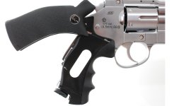 Luchtrevolver ASG Dan Wesson 6" silver voor diabolo’s 4,5mm