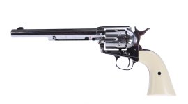 Luchtrevolver Umarex Colt SAA 45 7,5" nikkel diabolo 4,5mm