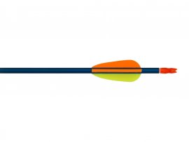 Duraluminium pijl Poe Lang 29" blauw