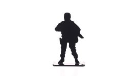 Schietschijven Venox metalen soldaten 6 stuks