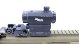 Luchtbuks Sig Sauer MPX 4,5mm FDE Sand met collimator