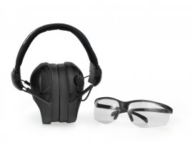 Koptelefoon RealHunter Active Pro Zwart + Bril