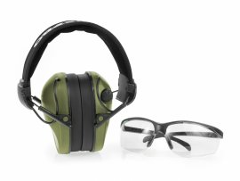 Koptelefoon RealHunter Active Pro Groen + Bril