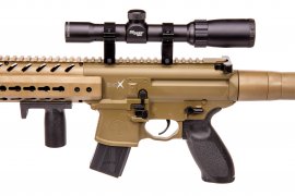 Luchtgeweer Sig Sauer MCX FDE 4,5mm met richtkijker
