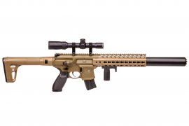 Luchtgeweer Sig Sauer MCX FDE 4,5mm met richtkijker