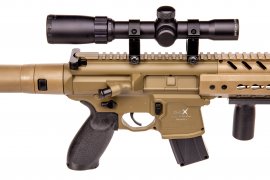 Luchtgeweer Sig Sauer MCX FDE 4,5mm met richtkijker