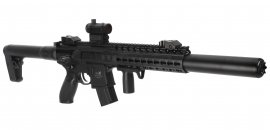 Luchtbuks Sig Sauer MCX 4,5mm met red dot collimator