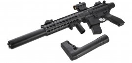 Luchtbuks Sig Sauer MCX 4,5mm met red dot collimator