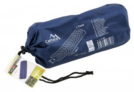 Opblaasbare slaapmat Track 5cm blauw