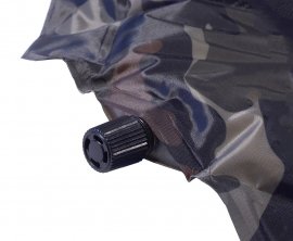 Zelfopblazende slaapmat Cattara Navy 2,5cm met kussen