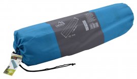 Zelfopblazende slaapmat Cattara 5cm blauw-grijs