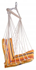 Hangstoel hangmat 95x50cm rood-oranje
