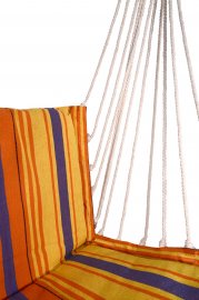 Hangstoel hangmat 95x50cm rood-oranje