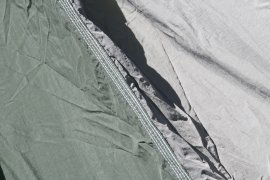 Hangmat NYLON 275x137 cm groen-bruin
