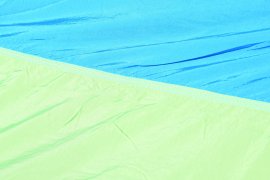 Hangmat NYLON 275x137 cm groen-blauw