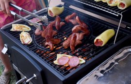 Houtskoolbarbecue Royal gietijzeren rooster