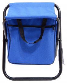 Klapstoel kempingová Malaga blauw