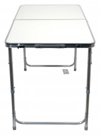 Campingtafel Double teleskop. grijs + 4x stoeltje