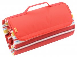 Piknik deken Fleece 150x135 cm rood