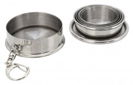 Opvouwbare roestvrijstalen beker 60 ml