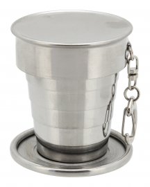 Opvouwbare roestvrijstalen beker 60 ml