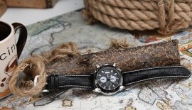 Horloge Chrono Black Compass